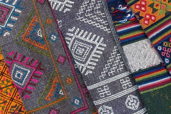 Bhutan-Thimphu Traditional Bhutanese hand woven textiles-wool